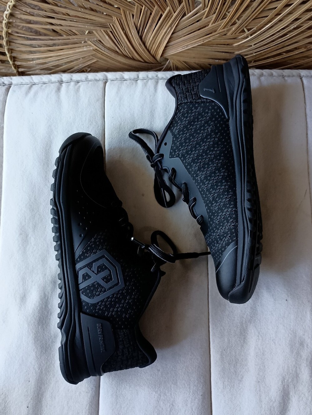NEW Born Primitive Black Women's Lace-Up Sneakers_7.5